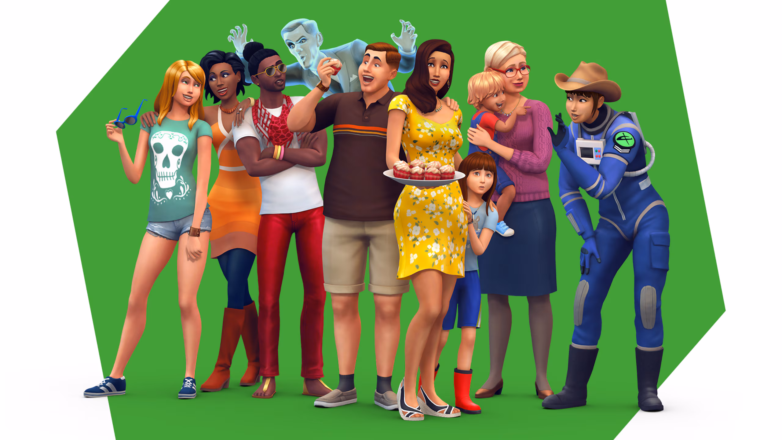 Verschillende Sims karakters